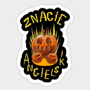 Polskie Halloween znacie Angielski Sticker